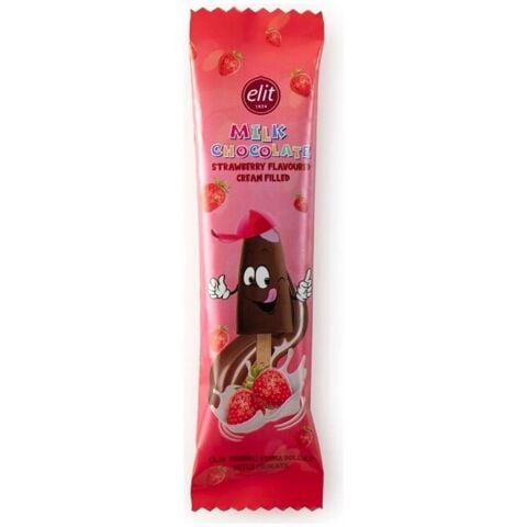 Elit Glutensiz Strix Dondurma Çubuğunda Çilek 30 Gr