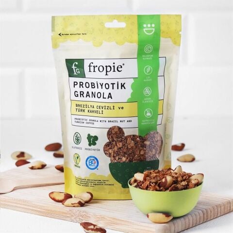 Fropie Brezilya Cevizli Türk Kahveli Granola 200 Gr