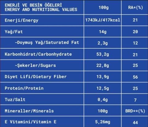 Fropie Bademli Vanilyalı Granola 200 Gr