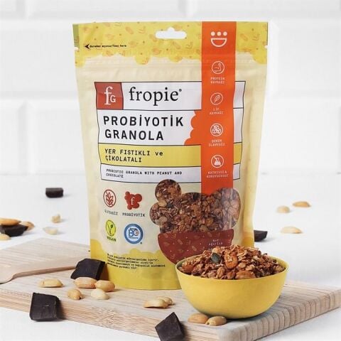 Fropie Yer Fıstıklı Çikolatalı Granola 200 Gr