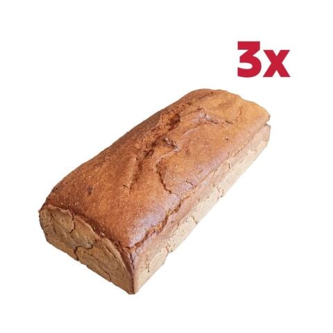 Gurme Glutensiz Çiğ Karabuğdaylı Ekmek 600 Gr x3