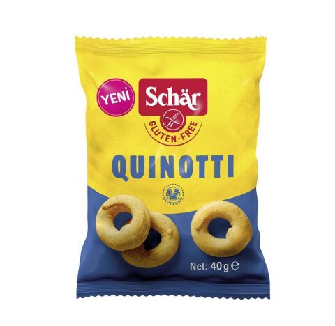Schar Quinotti Glutensiz Kinoa Halka Kraker 40GR