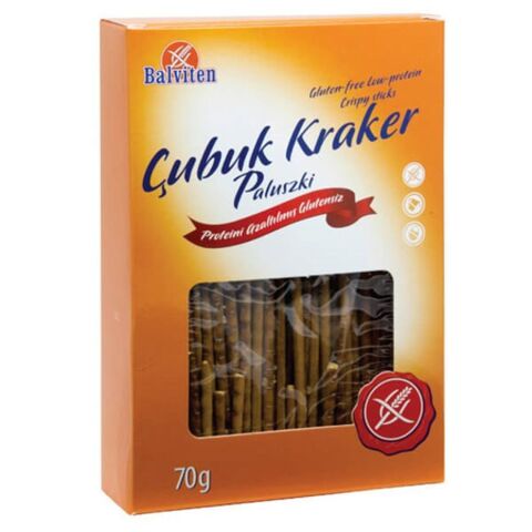 Balviten Düşük pro.ve Glutensiz çubuk kraker 70 gr