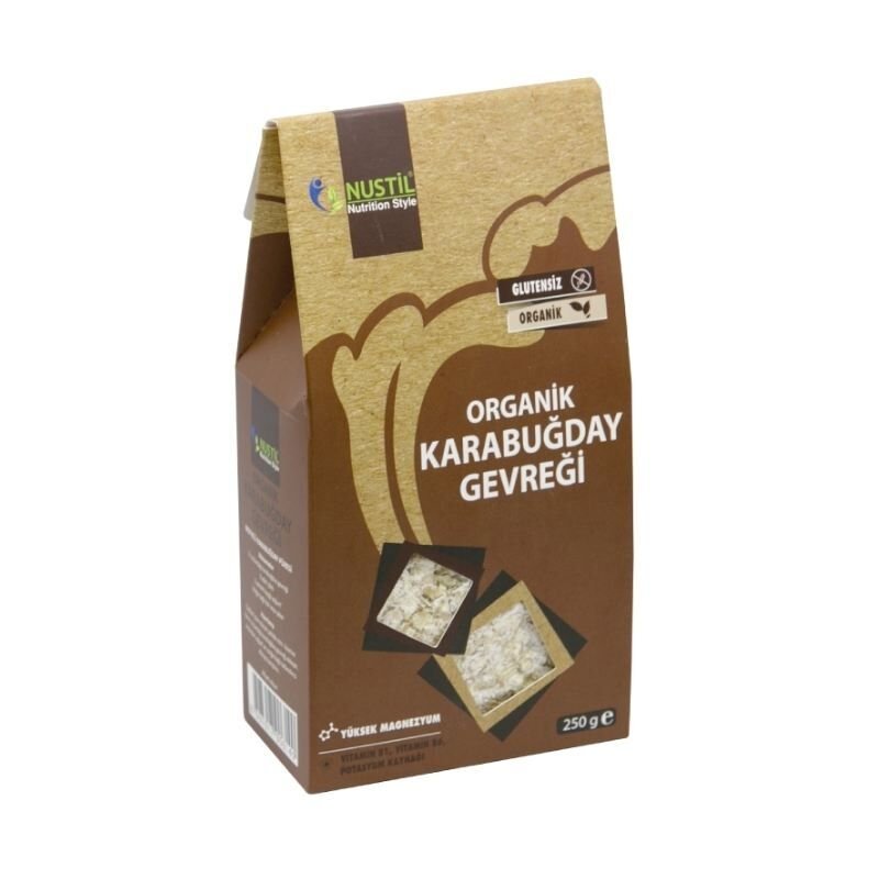 Nustil Organik Glutensiz Karabuğday Gevreği 250 gr