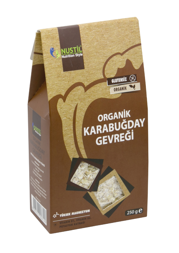 Nustil Organik Glutensiz Karabuğday Gevreği 250 gr