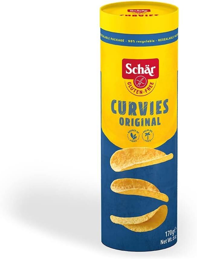Schar Glutensiz Curvies Original Cips 170 Gr