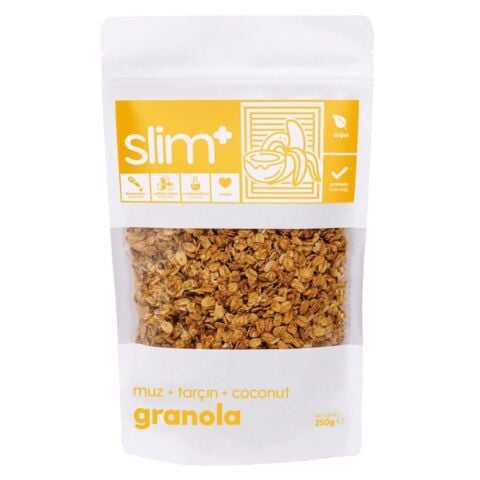 Slim Plus Glutensiz Muz Tarçın Hindistan Cevizli