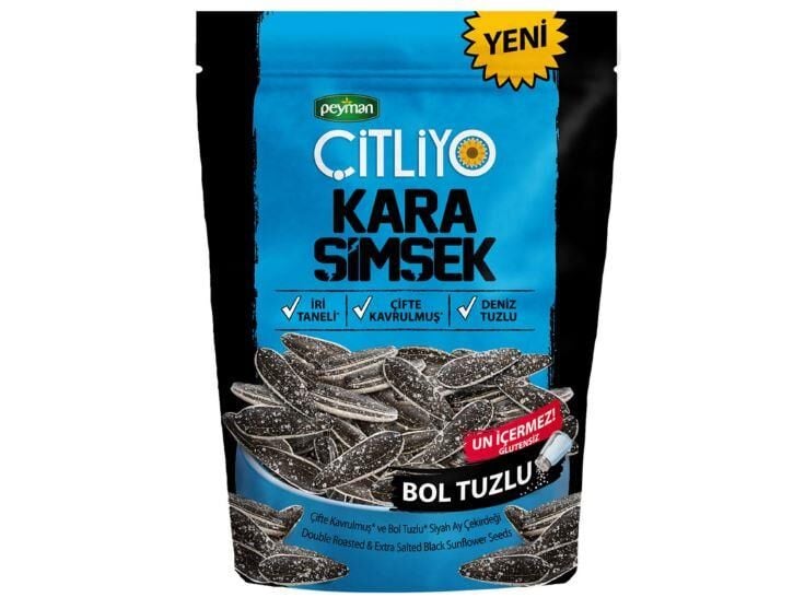 Peyman Çitliyo Glutensiz Kara Şimşek Bol Tuzlu 120 GR
