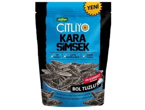 Peyman Çitliyo Glutensiz Kara Şimşek Bol Tuzlu 120 GR
