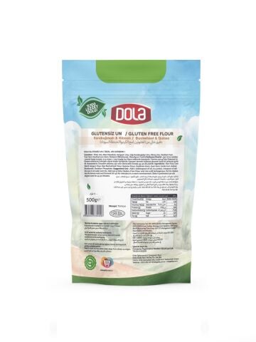 Dola Glutensiz Çiğ Karabuğdaylı & Kinoalı Un 500 g