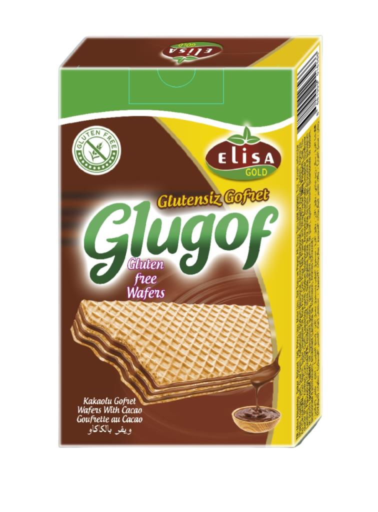 Ellisa Glutensiz Kakaolu Gofret 125 gr