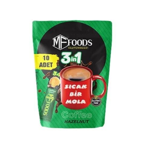 MF Foods Glutensiz 3 Ü 1 Arada Fındıklı -10 Adet