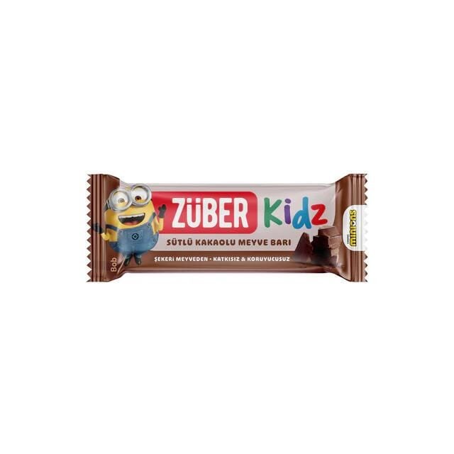 Züber Kidz Glutensiz Sütlü Kakaolu Bar 25 gr