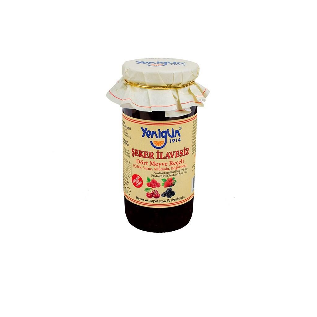 Yenigün glutensiz dört meyve reçeli 290 gr