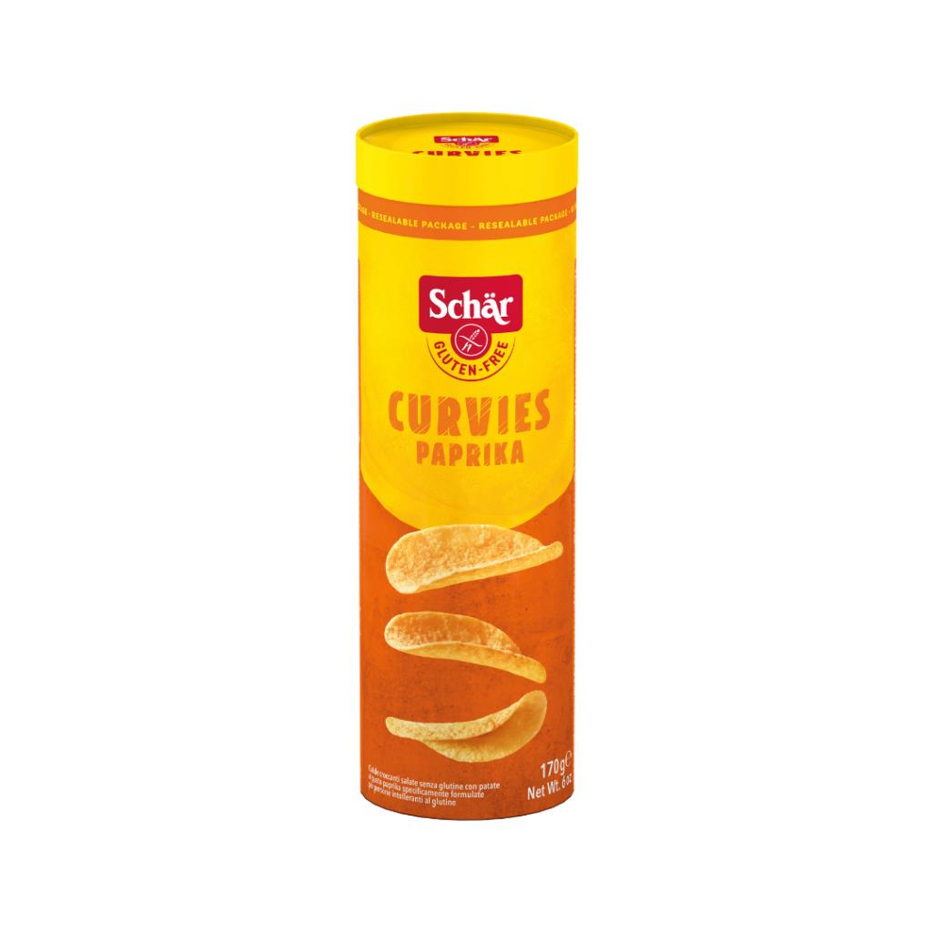 Schar Glutensiz Curvies Paprika Cips 170 gr