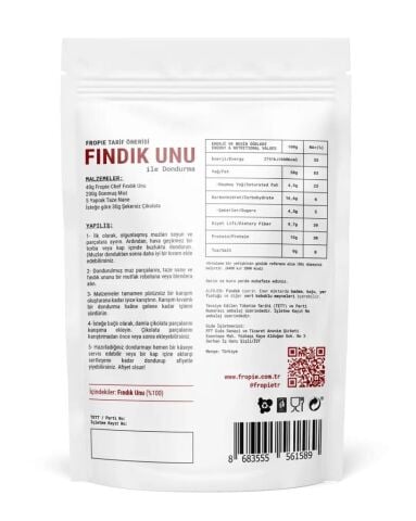 Fropie Glutensiz Fındık Unu 250 gr
