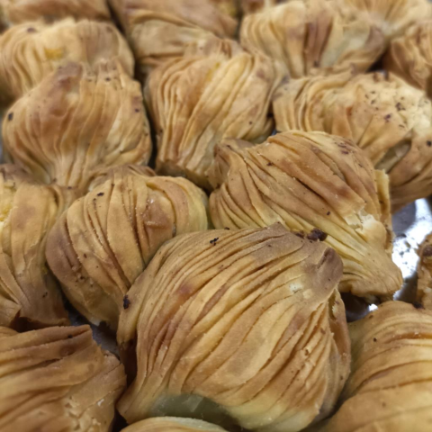 Glutensiz fıstıklı midye dolması tepside 1000 gr