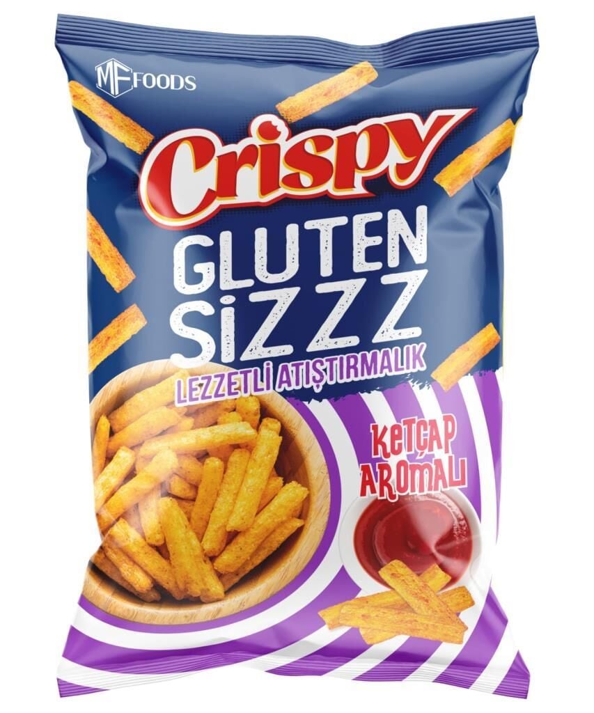 MF Foods Glutensiz Çubuk Ketçap Aromalı Mısır Cips 80 Gr