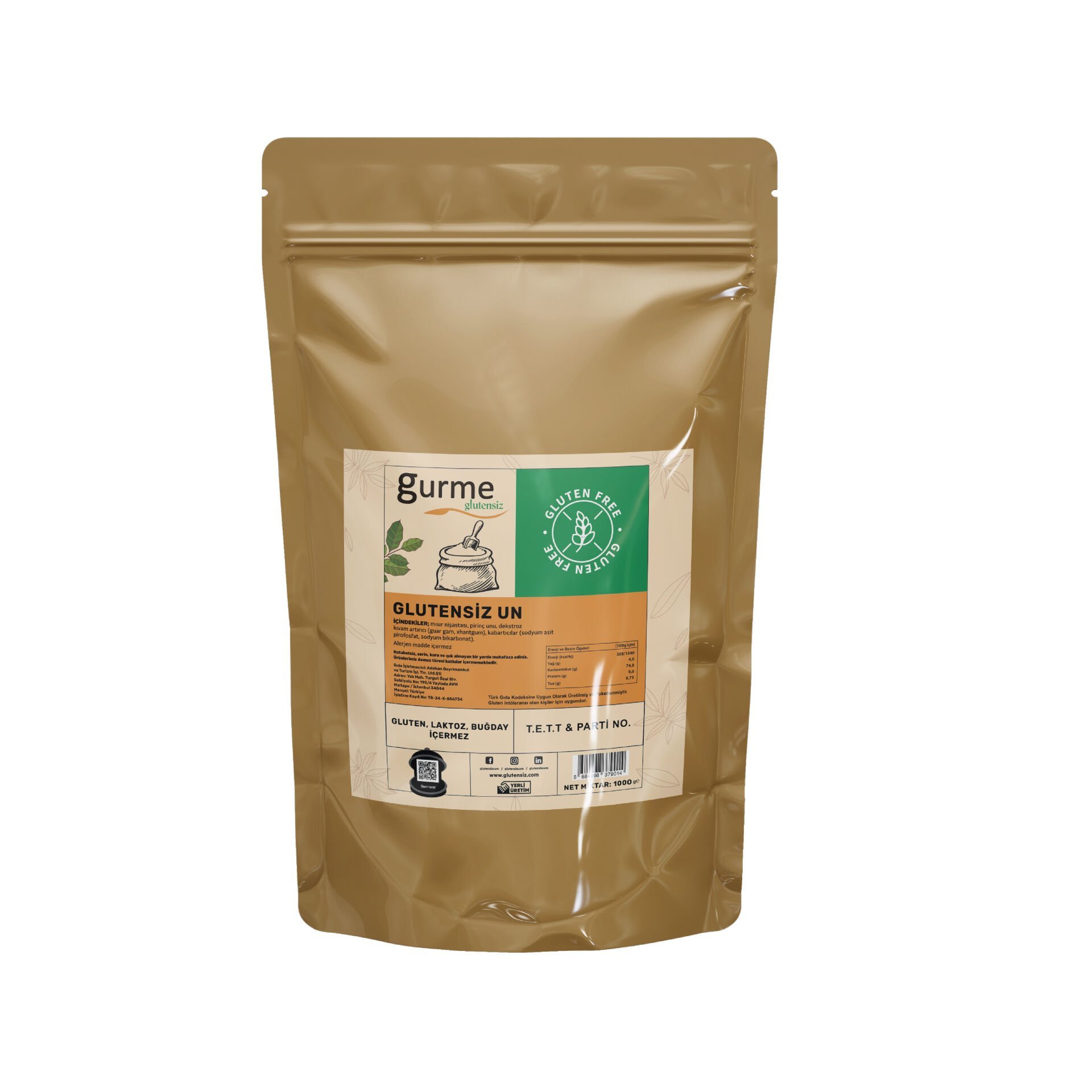 Gurme Glutensiz Un 1 Kg