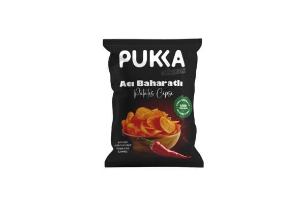 Pukka Glutensiz Acı Baharatlı Patates Cipsi 70 gr